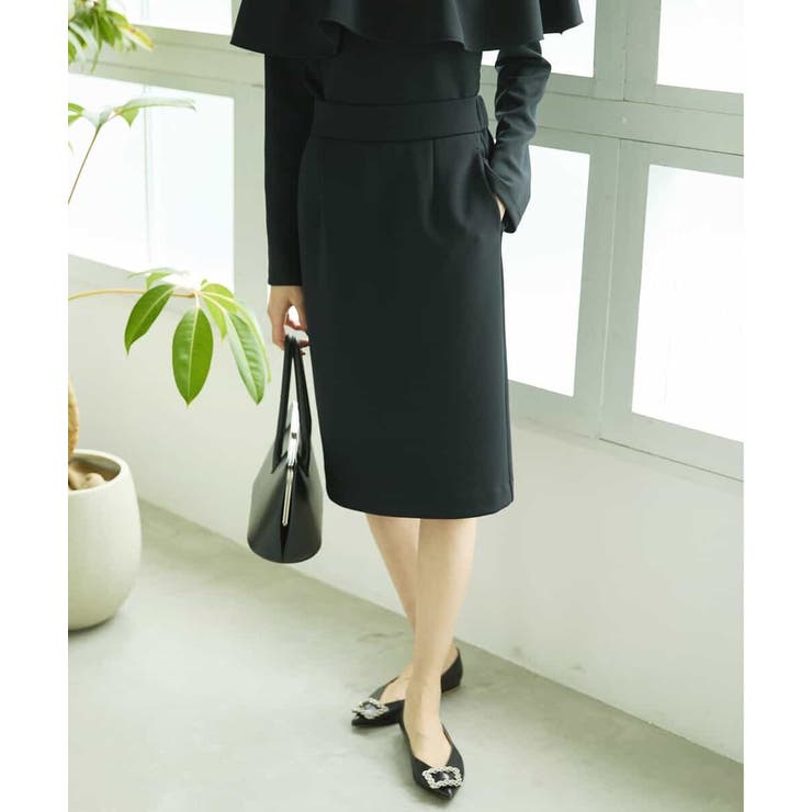 ブラック(94) | ストレッチタイトスカート | MICHEL KLEIN