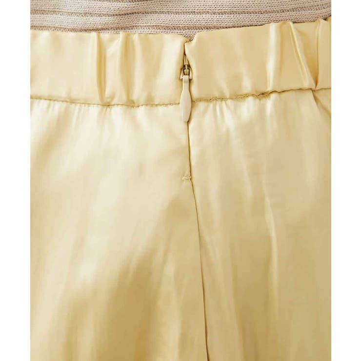 レザーライクサテンフレアスカート | MICHEL KLEIN | 詳細画像23 