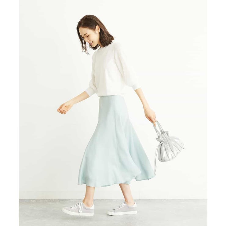 【洗える】キュプラフィブリルマーメイドスカート | MICHEL KLEIN | 詳細画像12 