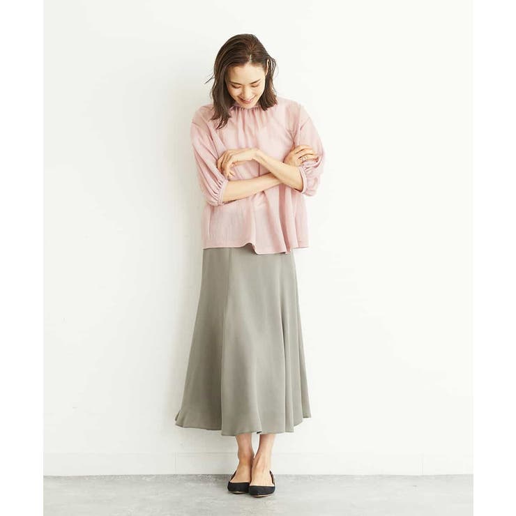 【洗える】キュプラフィブリルマーメイドスカート | MICHEL KLEIN | 詳細画像15 