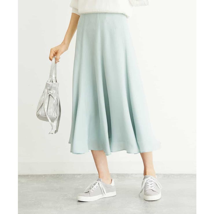 ミントグリーン | 【洗える】キュプラフィブリルマーメイドスカート | MICHEL KLEIN