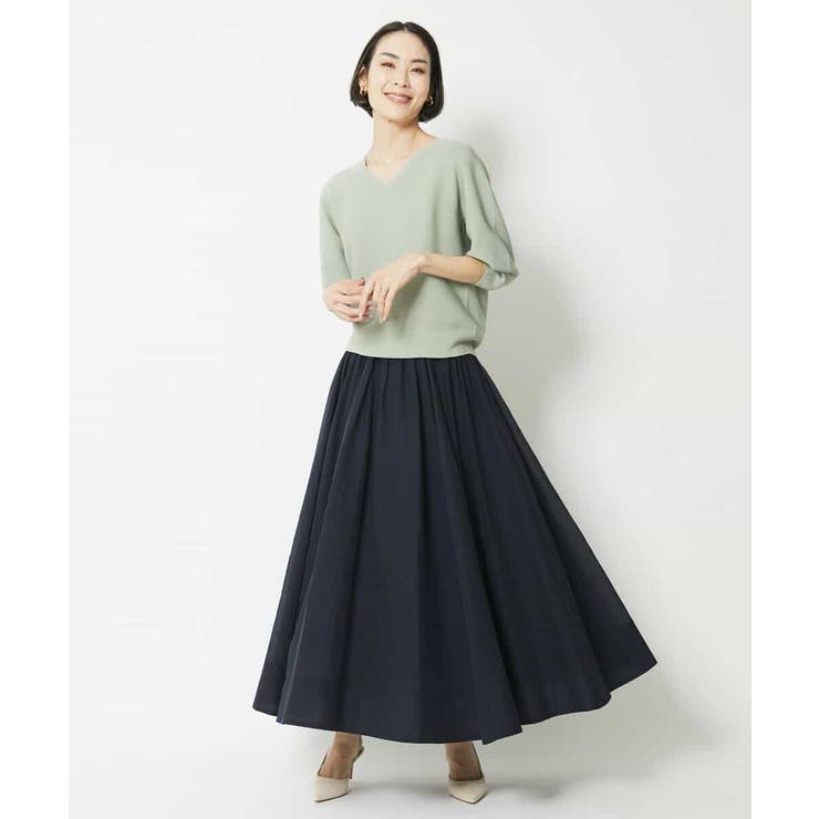 ナチュラルシアーロングスカート | MICHEL KLEIN | 詳細画像12 