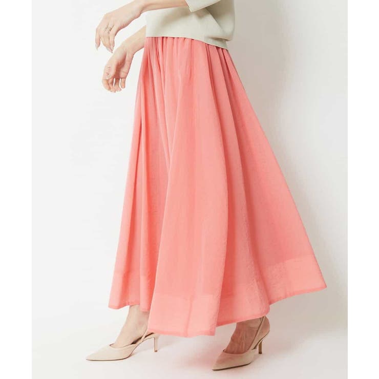 ナチュラルシアーロングスカート | MICHEL KLEIN | 詳細画像15 