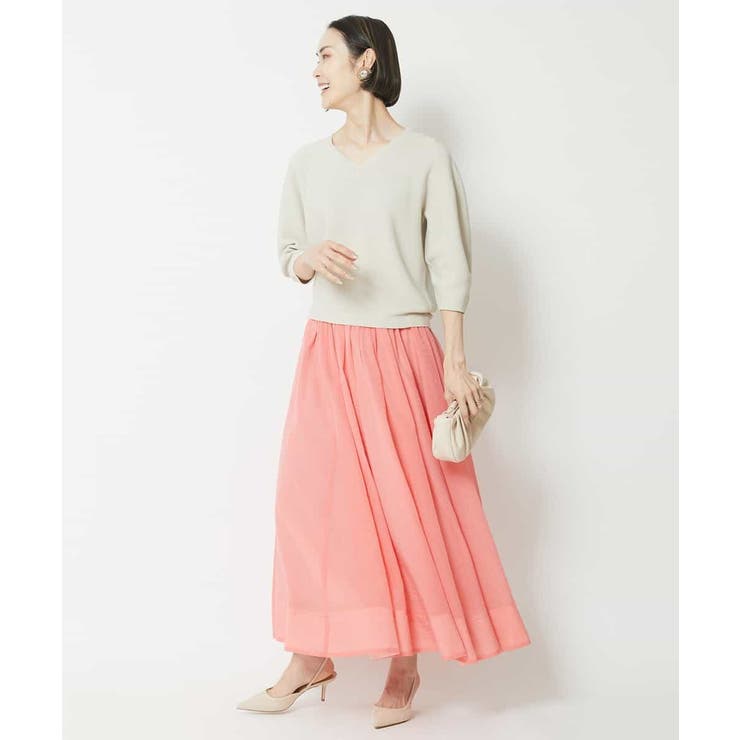 ナチュラルシアーロングスカート | MICHEL KLEIN | 詳細画像17 