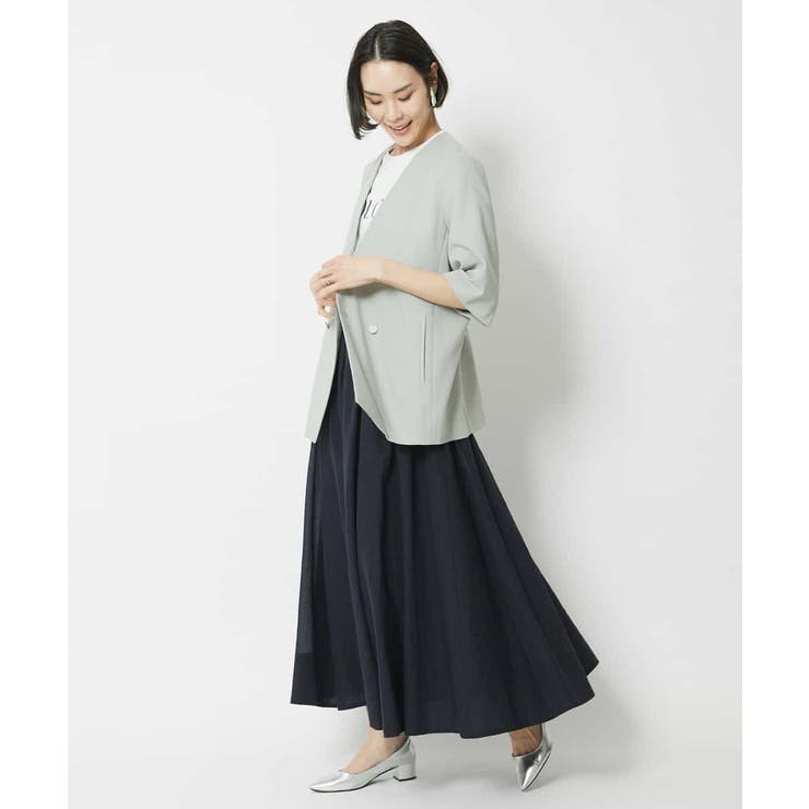 ナチュラルシアーロングスカート | MICHEL KLEIN | 詳細画像5 