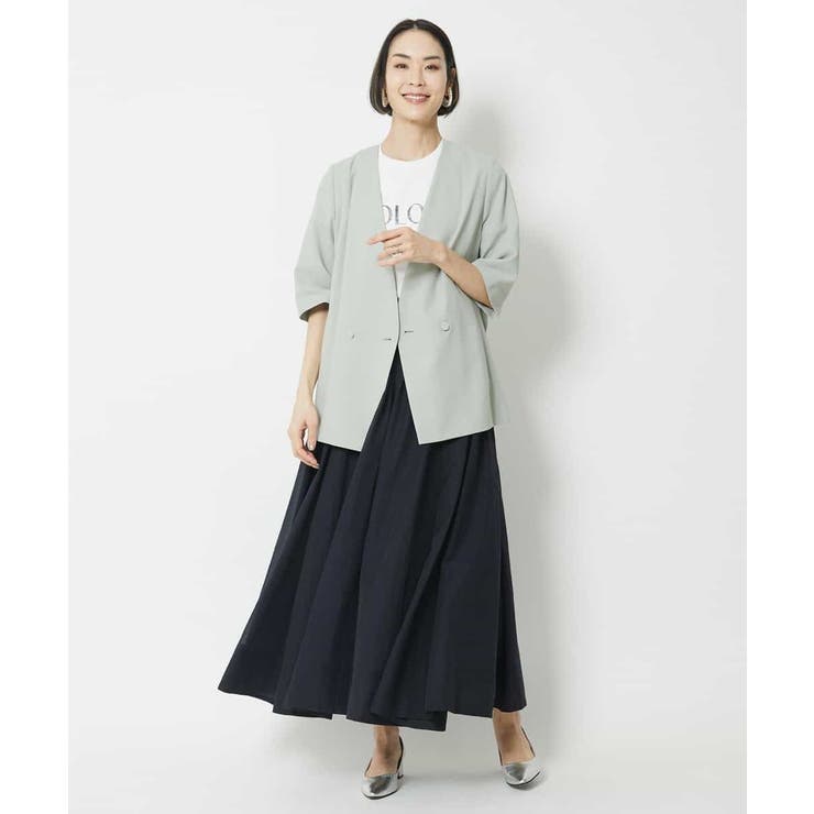 ナチュラルシアーロングスカート | MICHEL KLEIN | 詳細画像6 