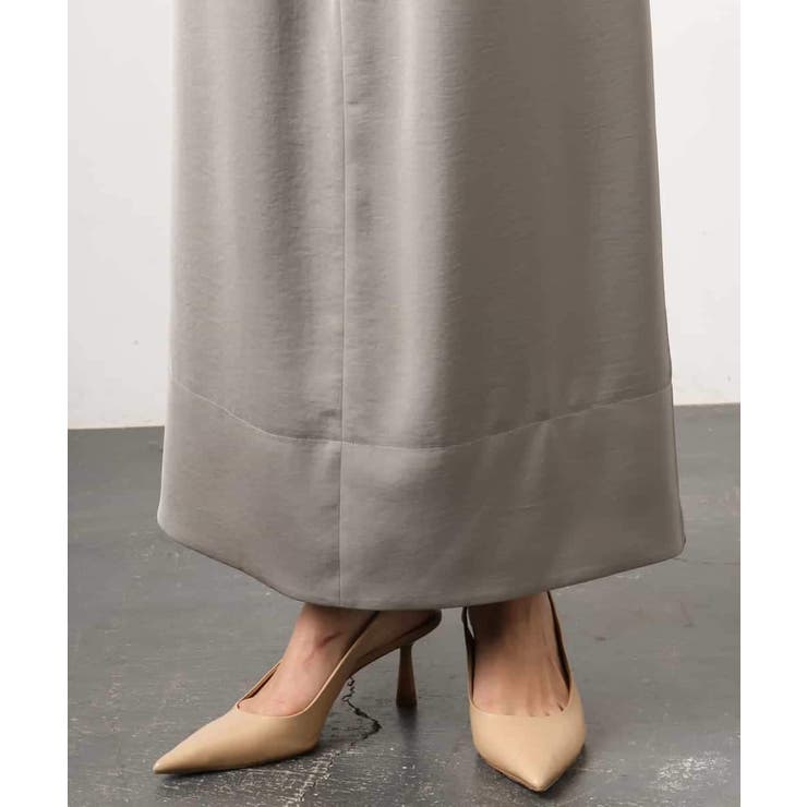 [リラックスボトム]ダルサテン Iラインスカート | MICHEL KLEIN | 詳細画像44 