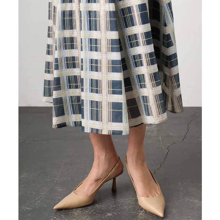 [セットアップ対応]チェック柄タックフレアスカート | MICHEL KLEIN | 詳細画像27 