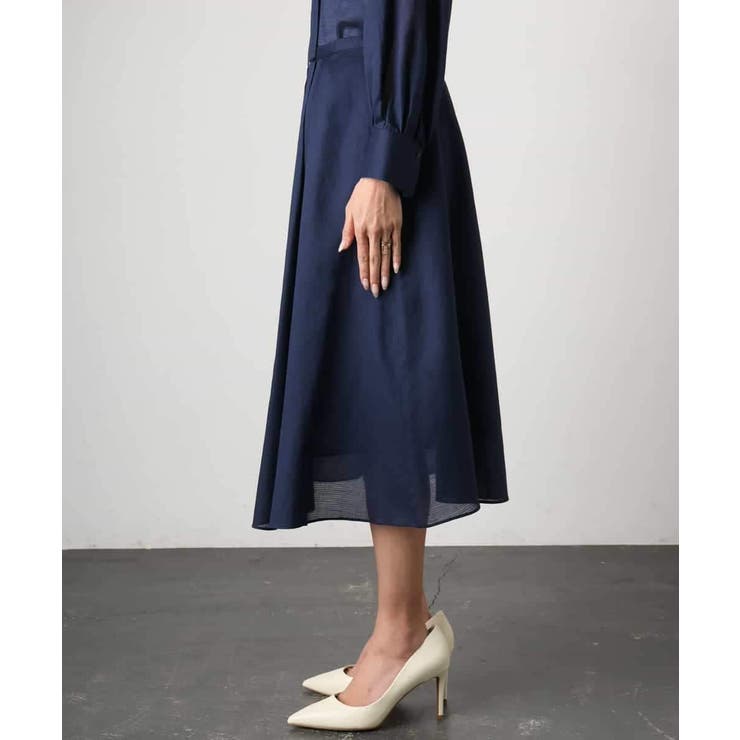 [セットアップ対応]ライトワッフルタックフレアスカート | MICHEL KLEIN | 詳細画像11 