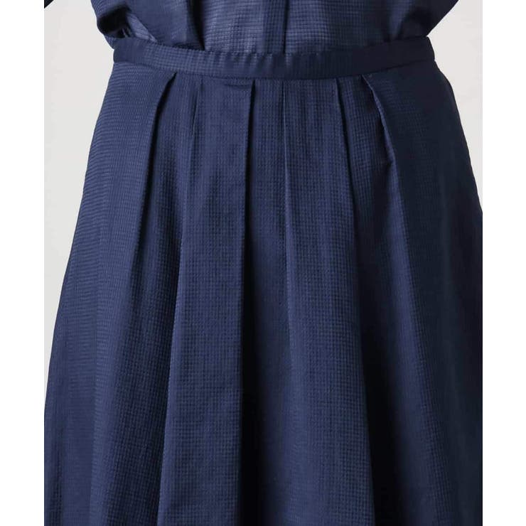 [セットアップ対応]ライトワッフルタックフレアスカート | MICHEL KLEIN | 詳細画像14 