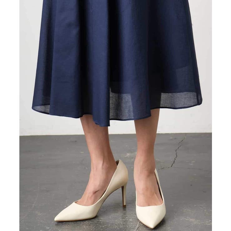 [セットアップ対応]ライトワッフルタックフレアスカート | MICHEL KLEIN | 詳細画像16 