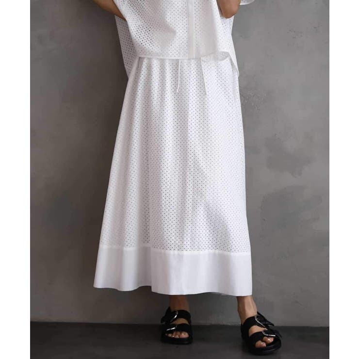 [セットアップ対応]エンブロイダリーレーススカート | MICHEL KLEIN | 詳細画像16 