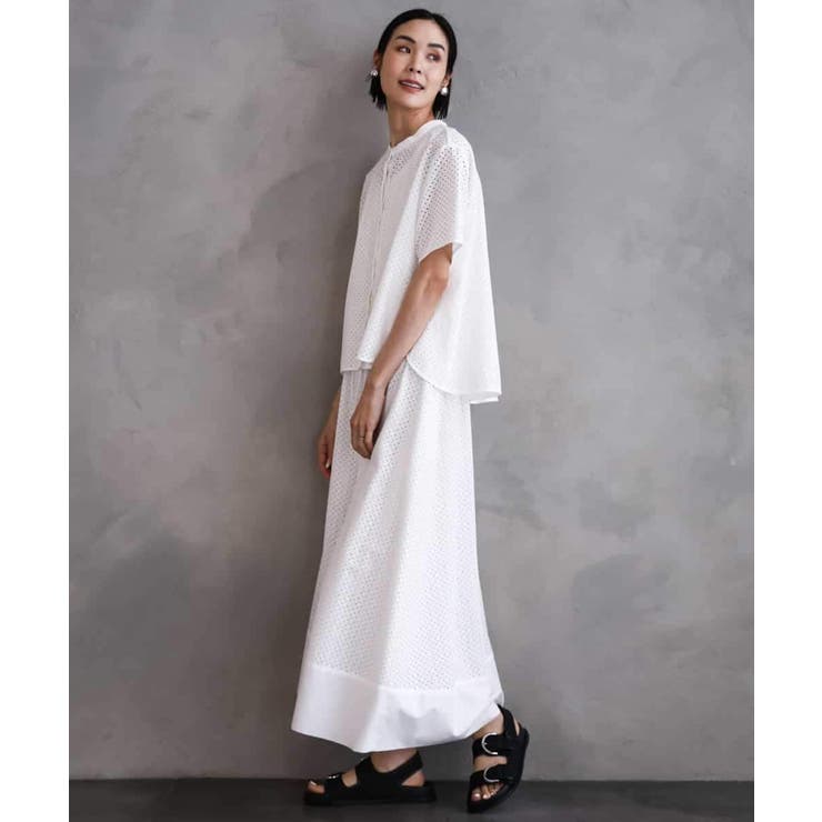 [セットアップ対応]エンブロイダリーレーススカート | MICHEL KLEIN | 詳細画像18 