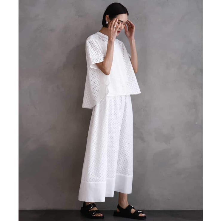 [セットアップ対応]エンブロイダリーレーススカート | MICHEL KLEIN | 詳細画像19 