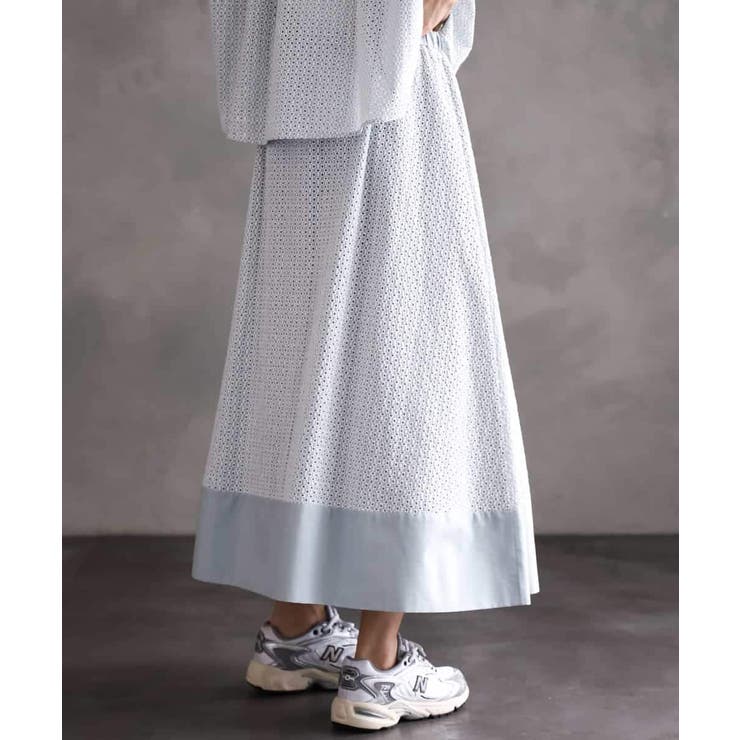 [セットアップ対応]エンブロイダリーレーススカート | MICHEL KLEIN | 詳細画像2 