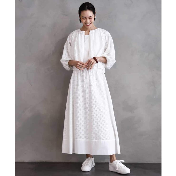 [セットアップ対応]エンブロイダリーレーススカート | MICHEL KLEIN | 詳細画像22 