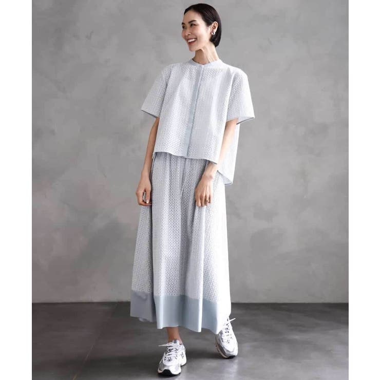 [セットアップ対応]エンブロイダリーレーススカート | MICHEL KLEIN | 詳細画像3 