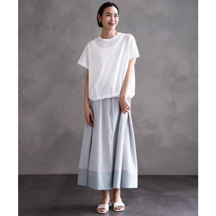 [セットアップ対応]エンブロイダリーレーススカート | MICHEL KLEIN | 詳細画像8 