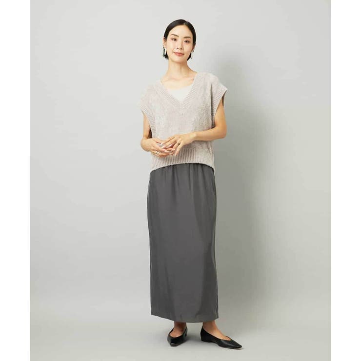 [セットアップ対応]ナロースカート | MICHEL KLEIN | 詳細画像14 