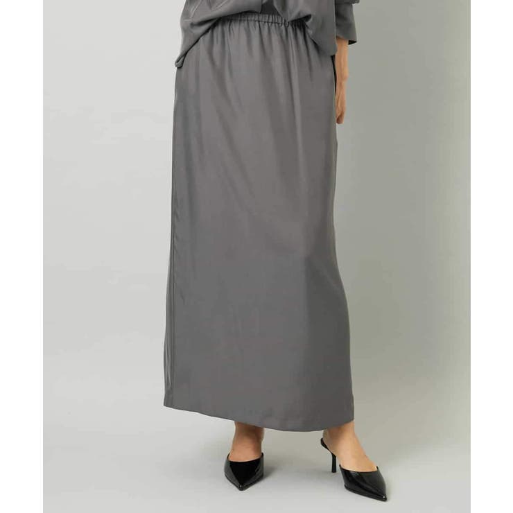 ダークグレー | [セットアップ対応]ナロースカート | MICHEL KLEIN