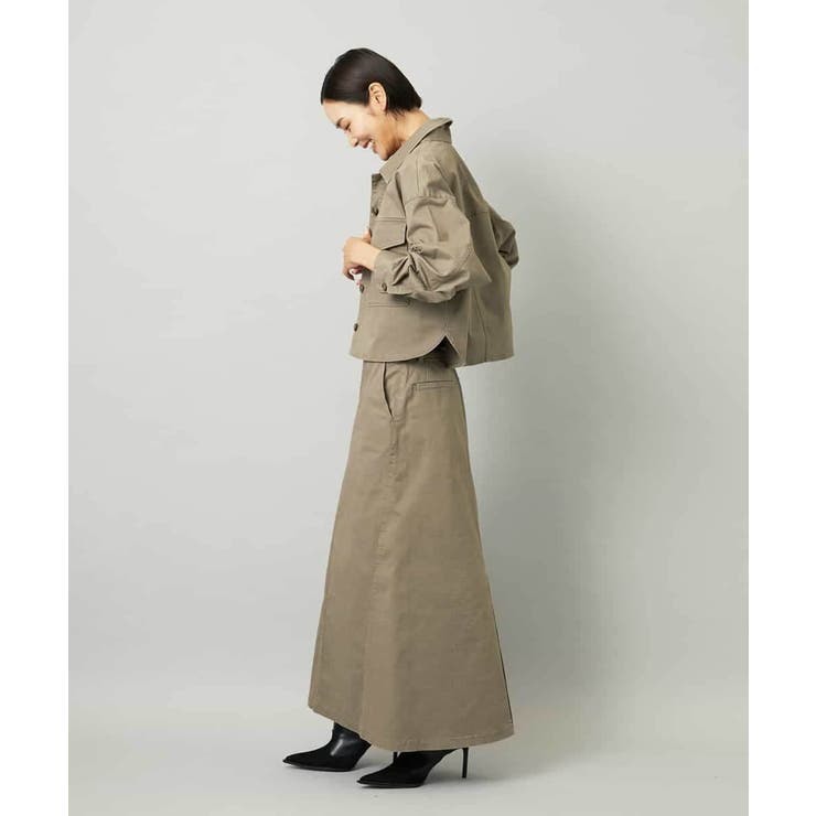 [セットアップ対応]チノAラインスカート | MICHEL KLEIN | 詳細画像11 