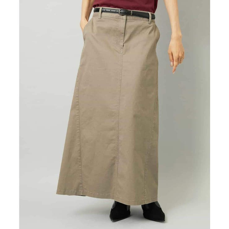 [セットアップ対応]チノAラインスカート | MICHEL KLEIN | 詳細画像2 