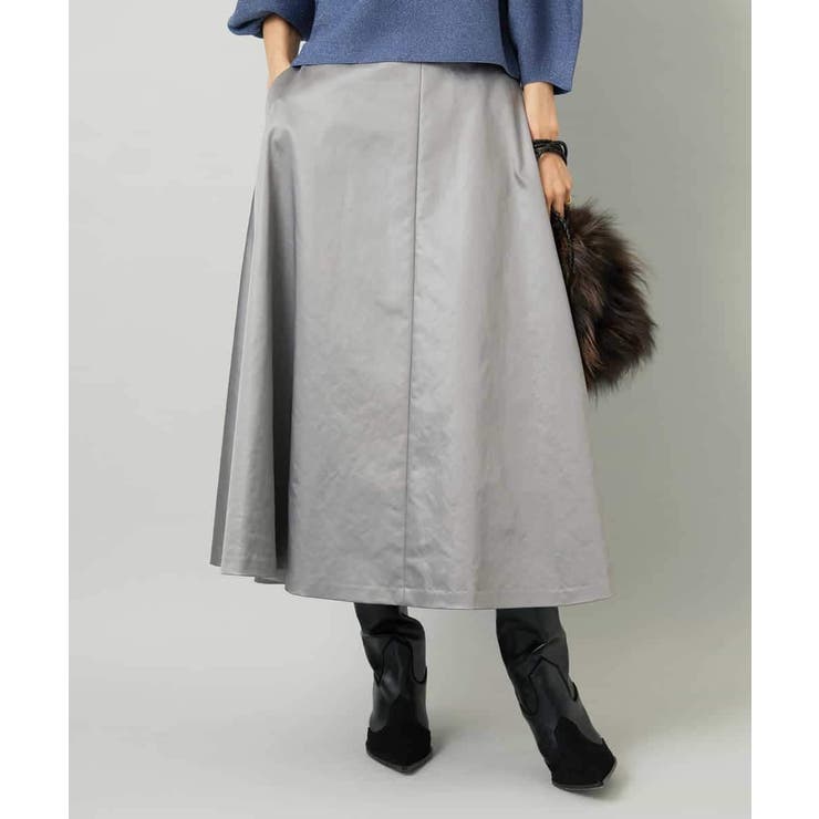 フェイクレザーフレアスカート | MICHEL KLEIN | 詳細画像10 