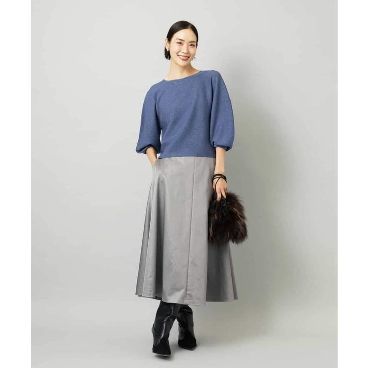 フェイクレザーフレアスカート | MICHEL KLEIN | 詳細画像12 