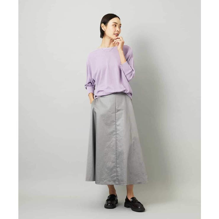 フェイクレザーフレアスカート | MICHEL KLEIN | 詳細画像15 