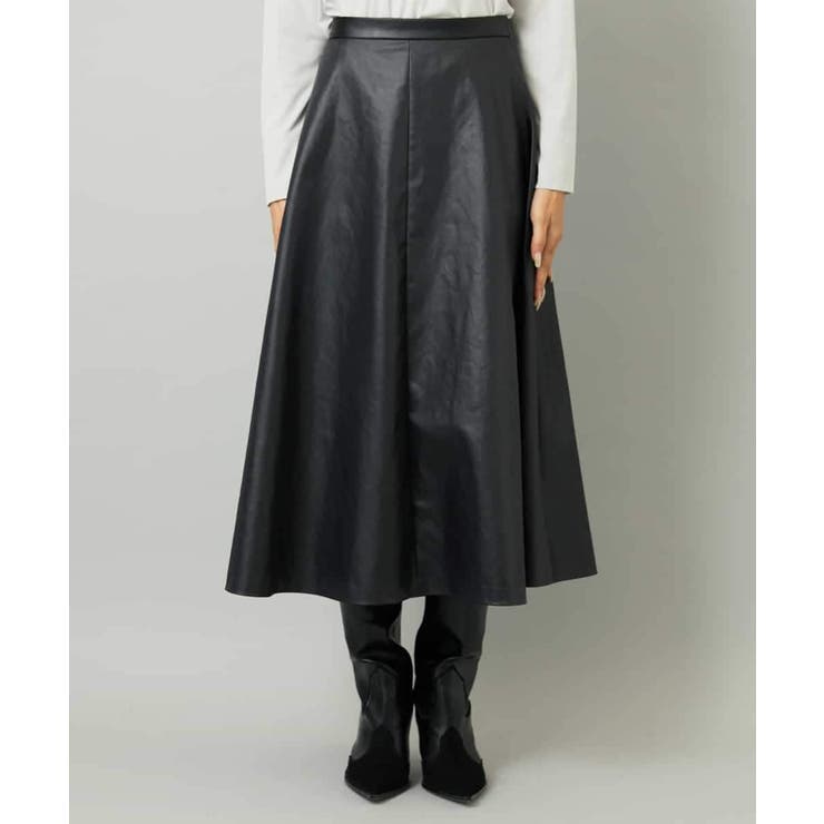 フェイクレザーフレアスカート | MICHEL KLEIN | 詳細画像18 