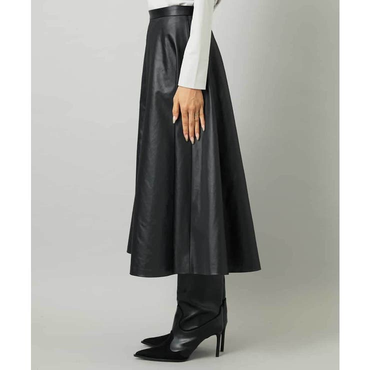 フェイクレザーフレアスカート | MICHEL KLEIN | 詳細画像19 