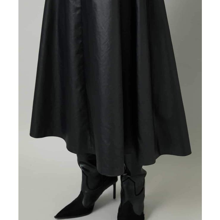 フェイクレザーフレアスカート | MICHEL KLEIN | 詳細画像21 