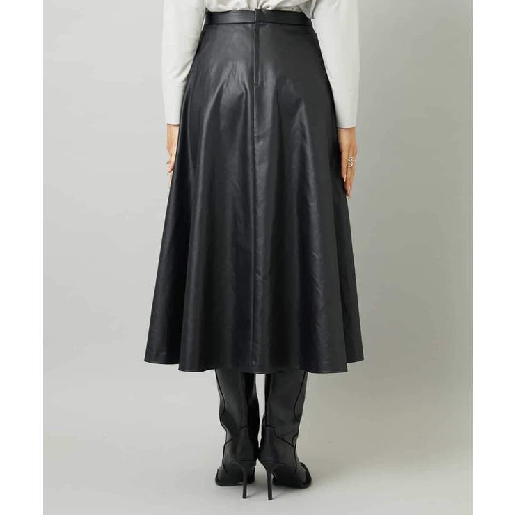 フェイクレザーフレアスカート | MICHEL KLEIN | 詳細画像23 