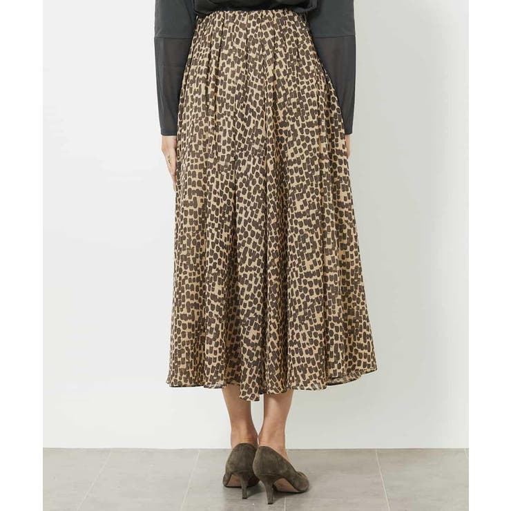 レオパードプリントタックフレアースカート(オリジナルプリント) | MICHEL KLEIN | 詳細画像25 