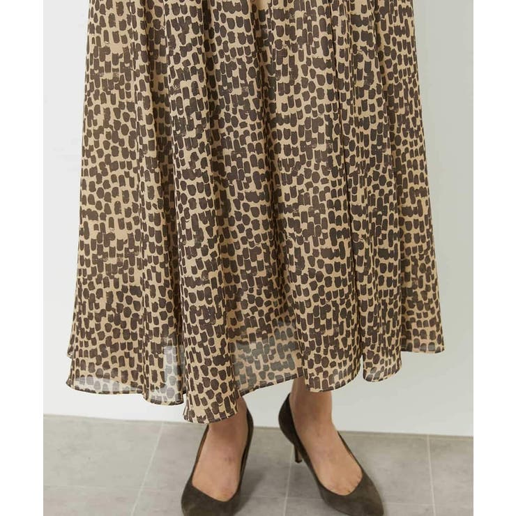 レオパードプリントタックフレアースカート(オリジナルプリント) | MICHEL KLEIN | 詳細画像29 
