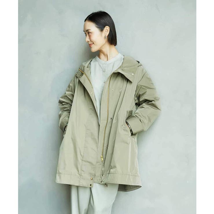 キルトライナー付きフードコート | MICHEL KLEIN | 詳細画像3 