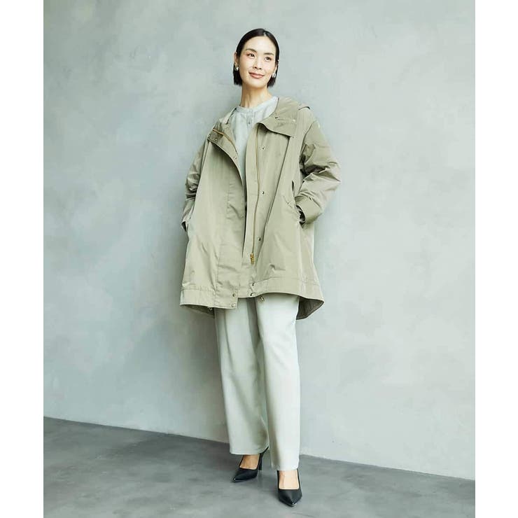 キルトライナー付きフードコート | MICHEL KLEIN | 詳細画像4 