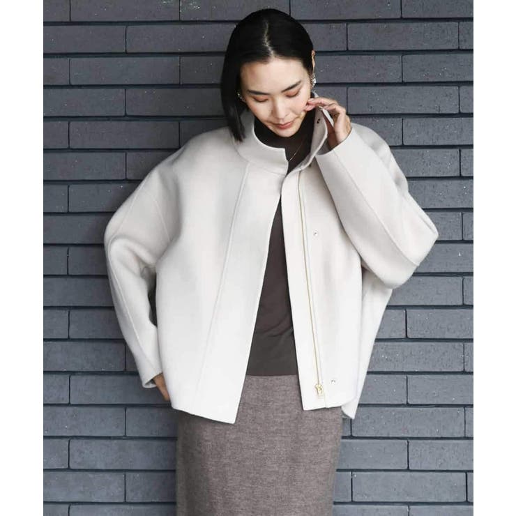 スタンドカラーショートコート | MICHEL KLEIN | 詳細画像1 