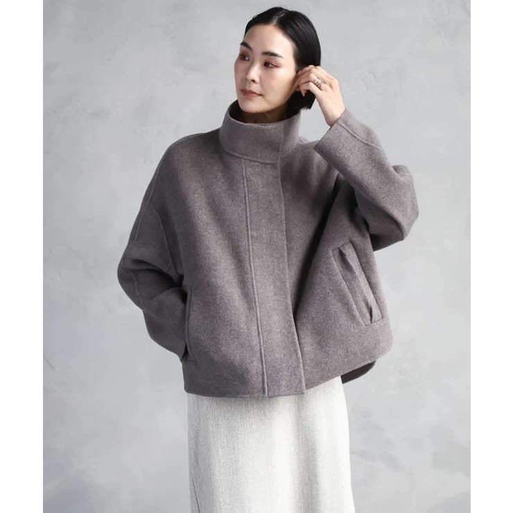 スタンドカラーショートコート | MICHEL KLEIN | 詳細画像12 