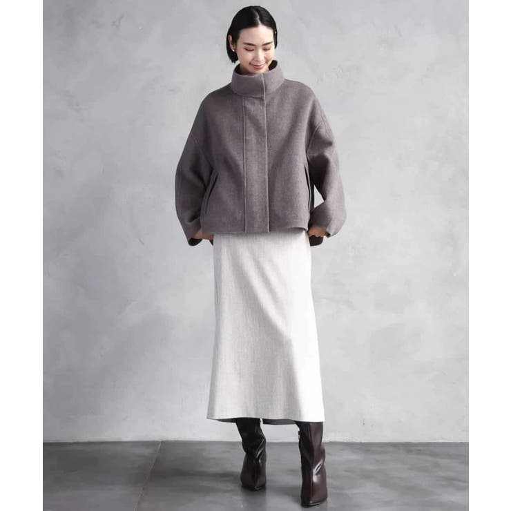 スタンドカラーショートコート | MICHEL KLEIN | 詳細画像13 