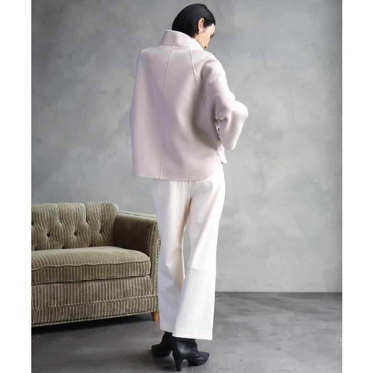 スタンドカラーショートコート | MICHEL KLEIN | 詳細画像22 