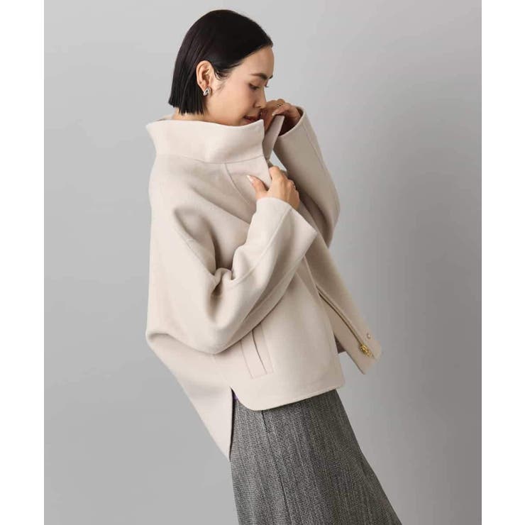 スタンドカラーショートコート | MICHEL KLEIN | 詳細画像24 