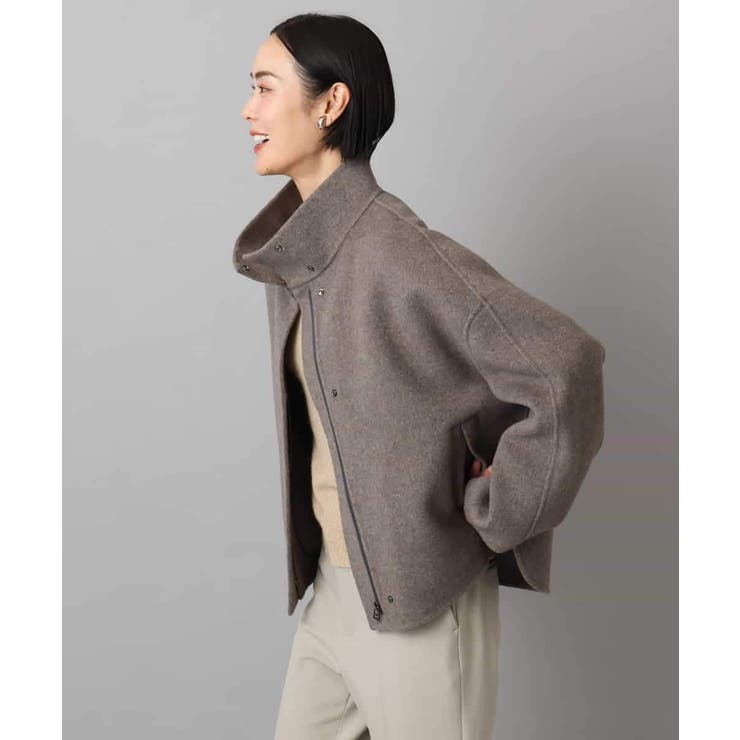 スタンドカラーショートコート | MICHEL KLEIN | 詳細画像3 