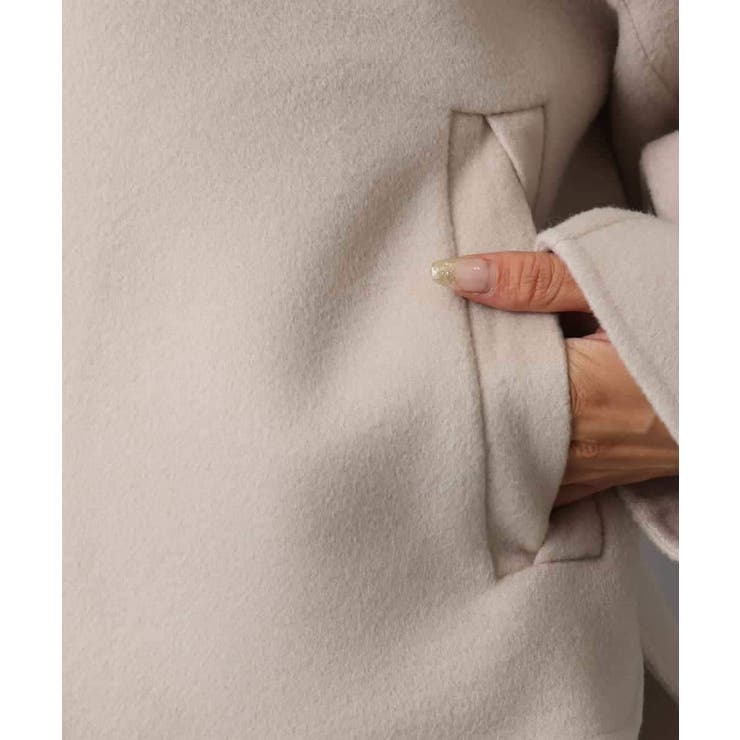 スタンドカラーショートコート | MICHEL KLEIN | 詳細画像32 