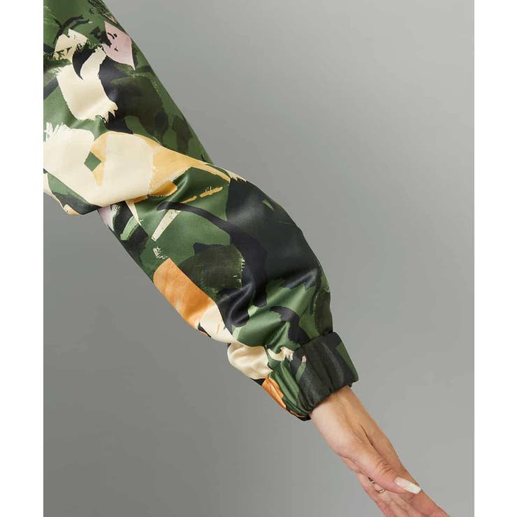 [セットアップ対応]モダンフラワープリントブルゾン | MICHEL KLEIN | 詳細画像14 