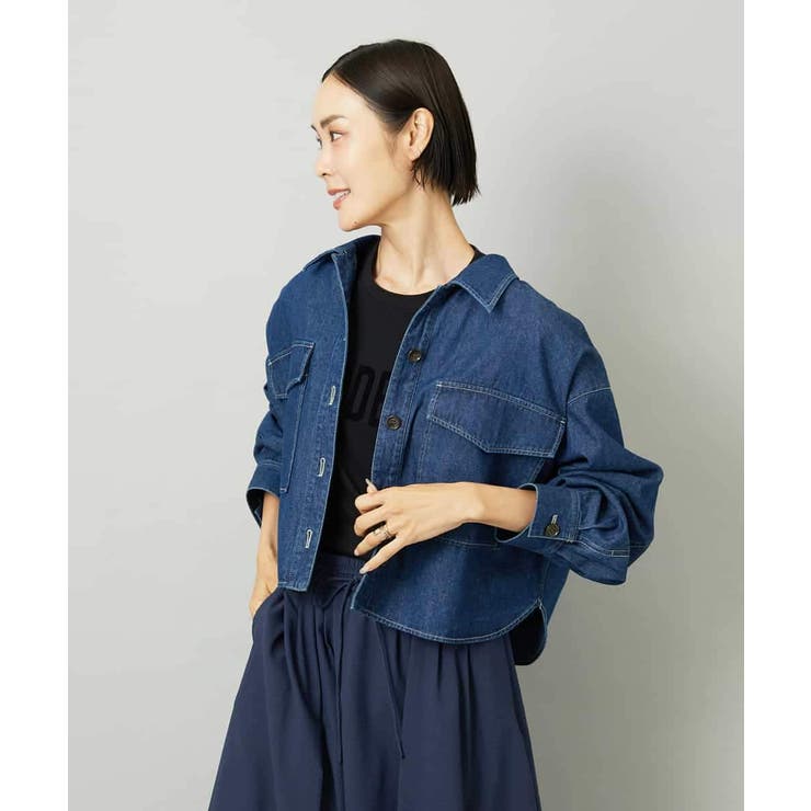 [セットアップ対応]デニムダブルポケットブルゾン | MICHEL KLEIN | 詳細画像10 