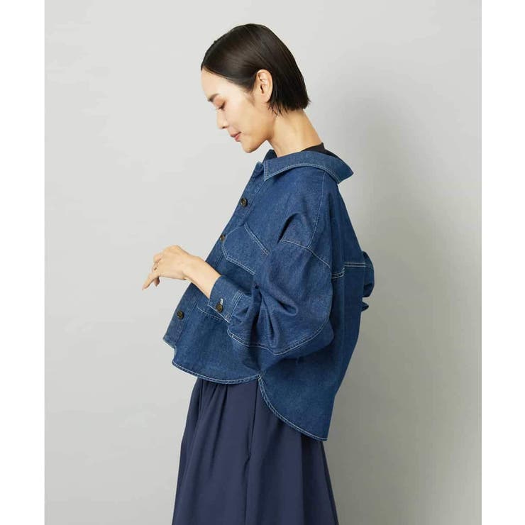 [セットアップ対応]デニムダブルポケットブルゾン | MICHEL KLEIN | 詳細画像11 