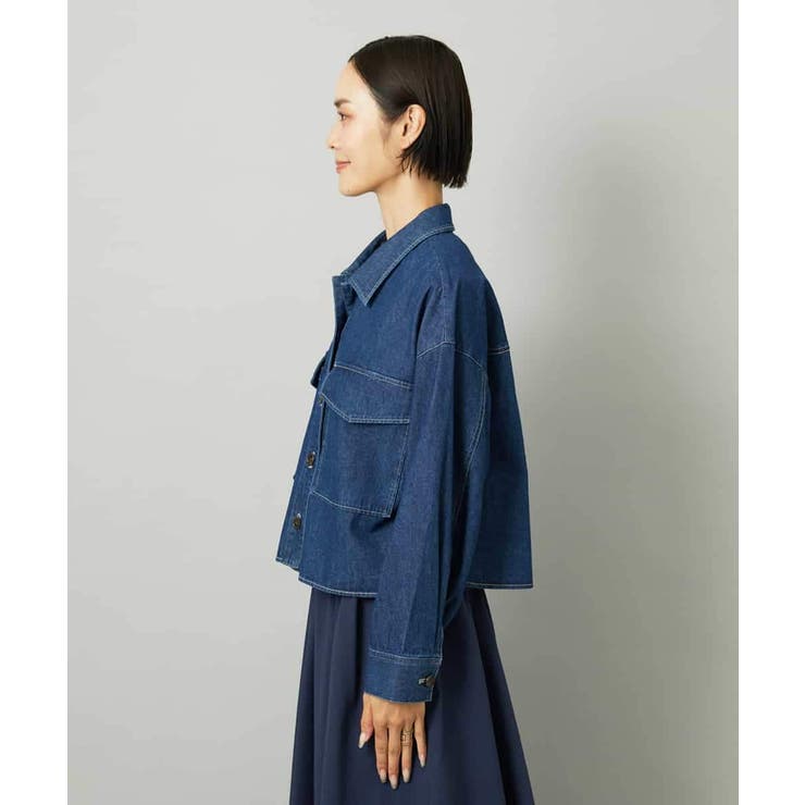 [セットアップ対応]デニムダブルポケットブルゾン | MICHEL KLEIN | 詳細画像16 