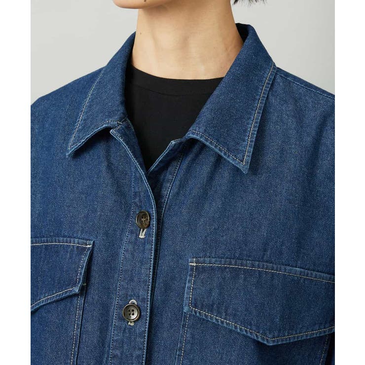 [セットアップ対応]デニムダブルポケットブルゾン | MICHEL KLEIN | 詳細画像18 