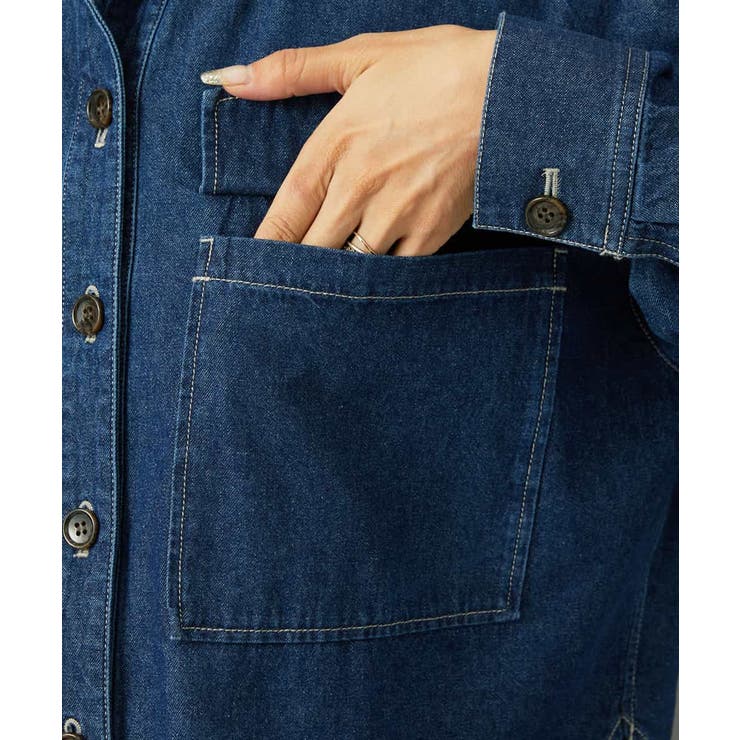 [セットアップ対応]デニムダブルポケットブルゾン | MICHEL KLEIN | 詳細画像21 